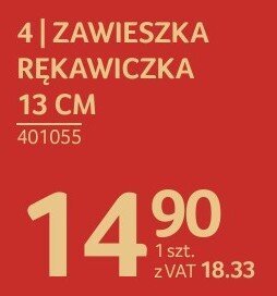 Zawieszka rękawiczka 13 cm promocja w Selgros