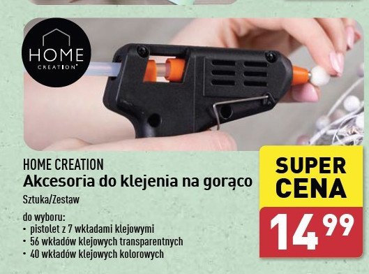 Wkłady transparentne do pistoletu Home creation promocja w Aldi