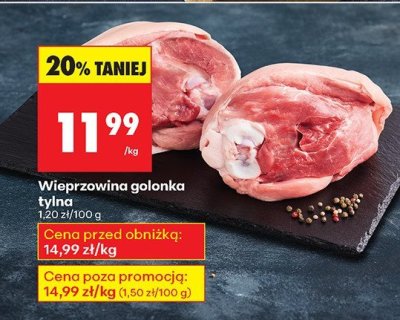 Wieprzowina golonka tylna promocja w Biedronka