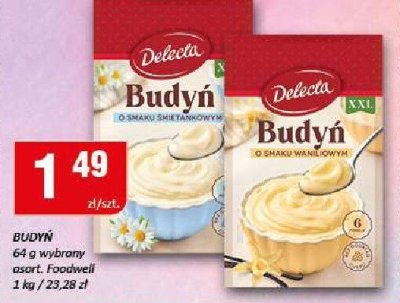 Budyń Delecta 60g promocja w Chorten