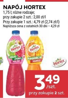 Napój HORTEX promocja w Stokrotka