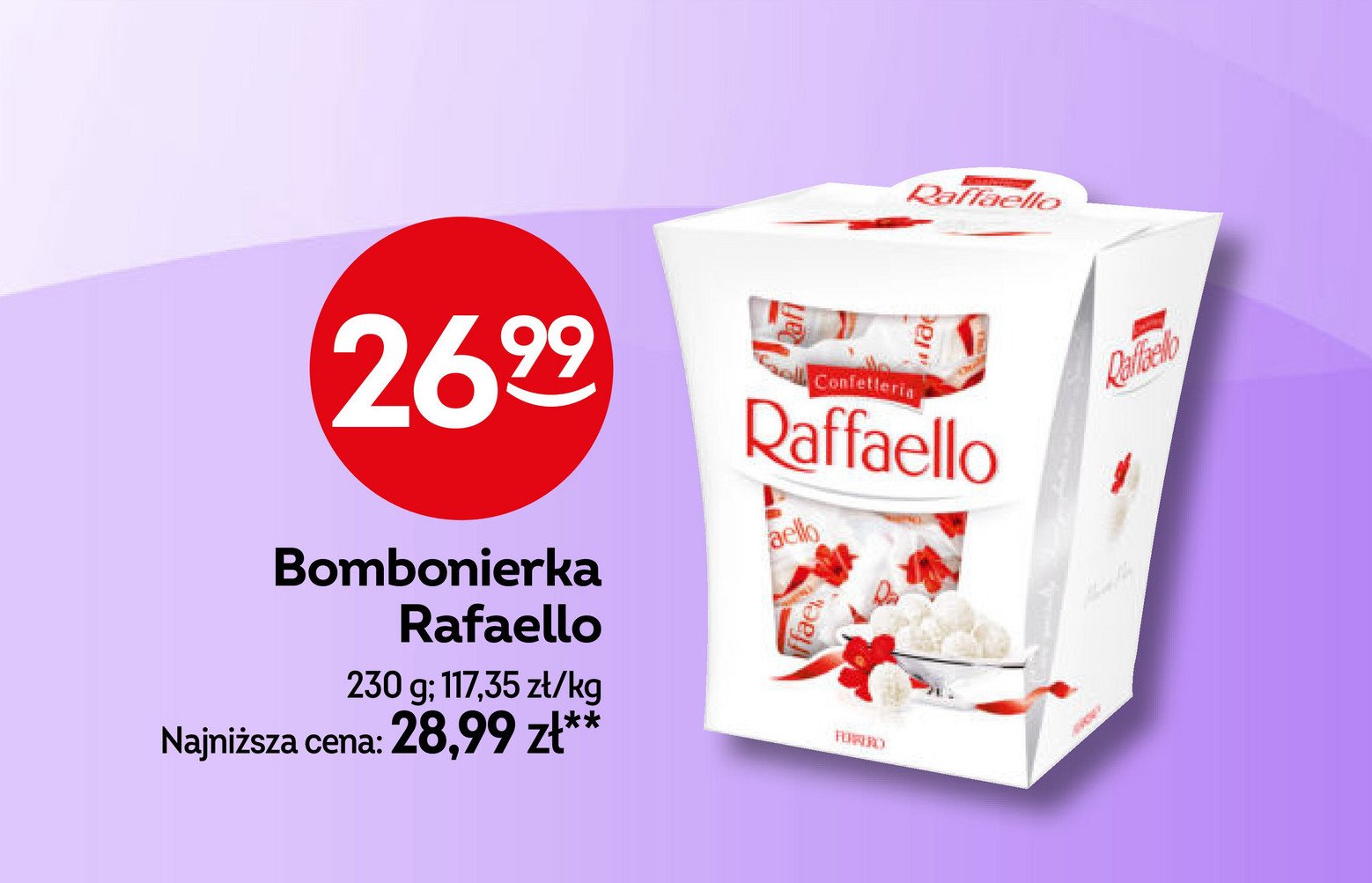 Bombonierka Raffaello promocja w Żabka