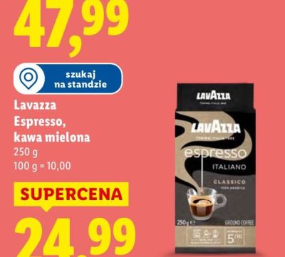 Kawa Lavazza Espresso, kawa mielona promocja w Lidl