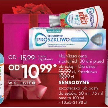 Pasta do zębów Sensodyne promocja w Super-Pharm
