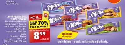 Czekolada nutty choco wafer Milka mmmax promocja
