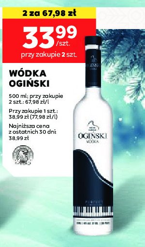 Wódka Ogiński vodka promocja w Stokrotka