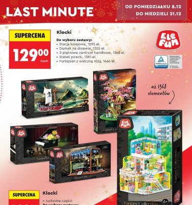 Klocki Stacja kolejowa  promocja w Biedronka