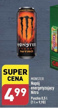 Napoj energetyczny Monster energy nitro promocja