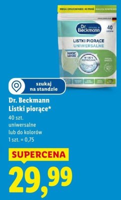 Listki piorące uniwersalne promocja w Lidl