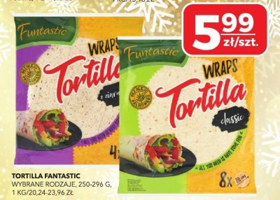 Tortilla Fantastic wybrane rodzaje promocja w Top Market