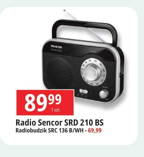 Radiobudzik src 136 wh Sencor promocja