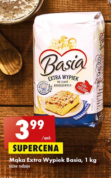Mąka ekstra wypiek Basia promocja