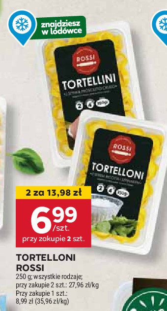 Tortelloni promocja