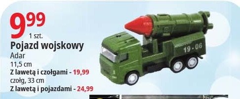 Pojazd wojskowy z lawet膮 i pojazdami Adar promocja