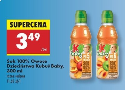 Sok jab艂ko-dynia Kubu艣 baby promocja