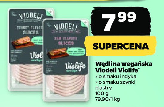 Plastry wegańskie o smaku szynki Violife promocja