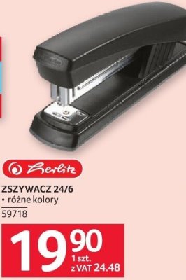 Zszywacz 24/6 różne kolory promocja w Selgros