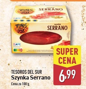 Szynka jam贸n TESOROS DEL SUR promocja