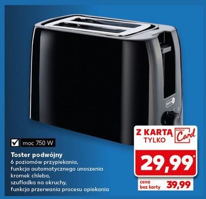 Toster 750 w Switch on promocja