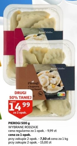 Pierogi z mięsem Auchan promocja