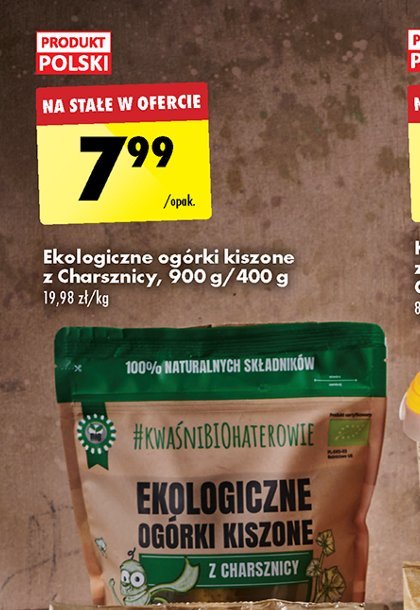 Ogorki kiszone Charsznica promocja