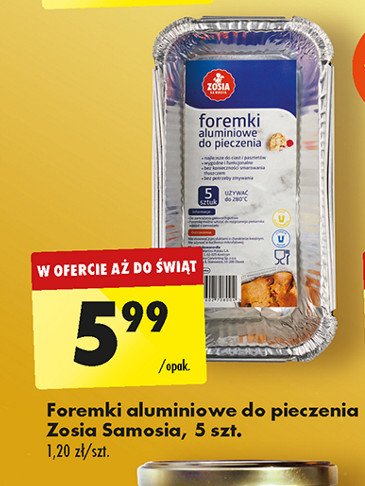 Foremki do keksu Zosia samosia promocja w Biedronka