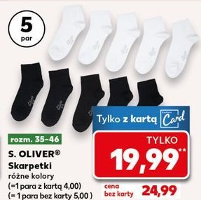 Skarpetki 35-46 S.oliver promocja w Kaufland