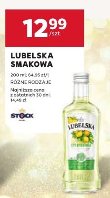 Wódka Lubelska Smakowa różne rodzaje promocja w Stokrotka
