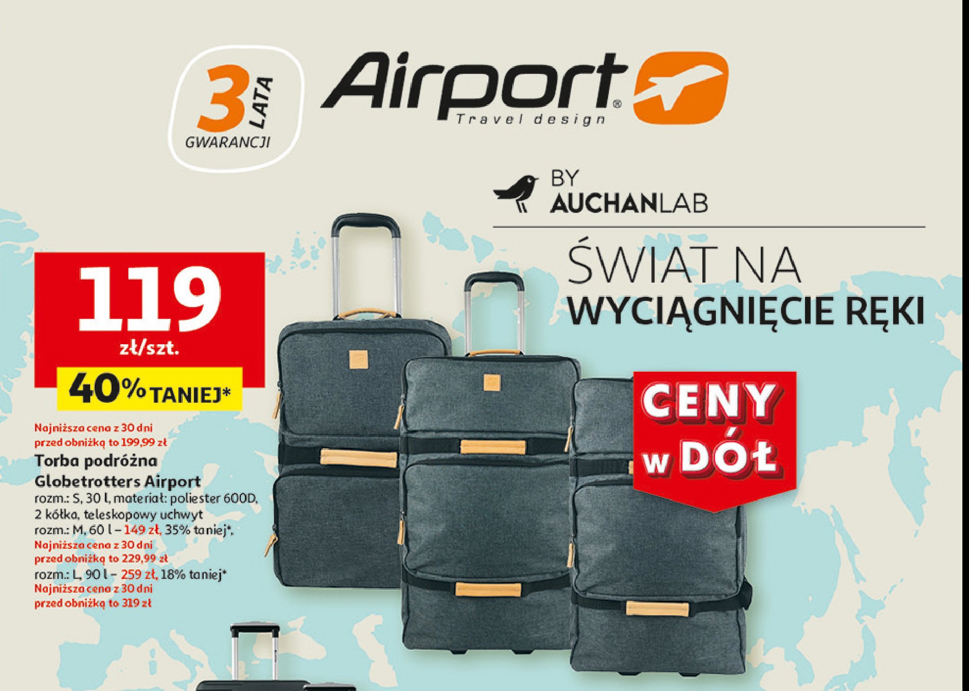 Torba podr贸偶na globetrotters m Airport promocja
