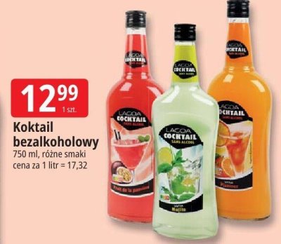Koktail bezalkoholowy 750 ml różne smaki promocja w Leclerc