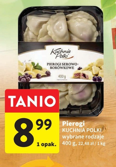 Pierogi serowo-bor贸wkowe Kuchnia polki promocja