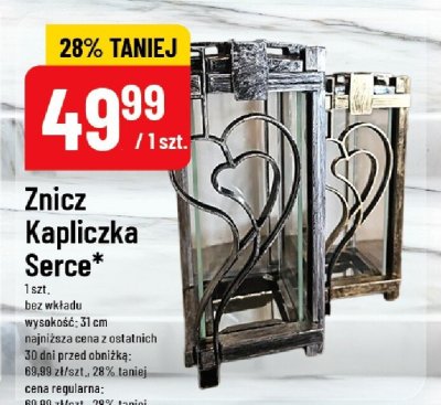 Znicz Kapliczka Serce promocja w POLOmarket