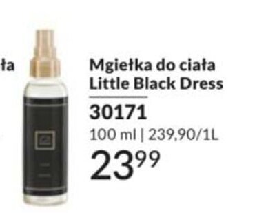 Mgiełka do ciała Little Black Dress promocja w AVON