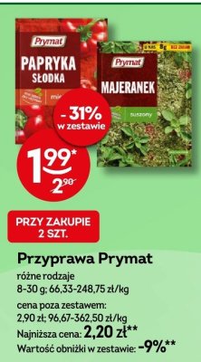 Przyprawa Papryka słodka promocja w Żabka