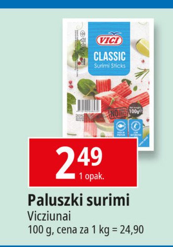 Paluszki surimi Vici promocja