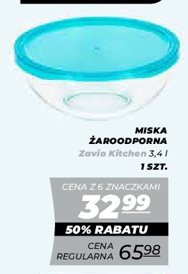 Miska żaroodporna 3.4 l Zavio kitchen promocja