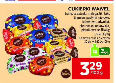 Cukierki Wawel chrupanka krakowska promocja