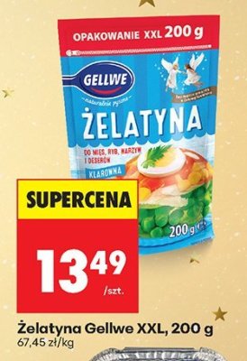 Żelatyna Gellwe XXL, 200 g promocja w Biedronka
