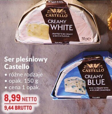 Ser pleśniowy Castello różne rodzaje promocja w Makro