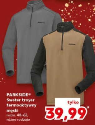 Sweter troyer termoaktywny męski PARKSIDE promocja w Kaufland