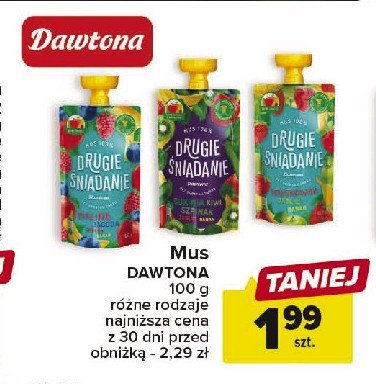 Mus cukinia kiwi szpinak Drugie 艣niadanie promocja