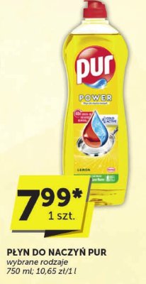 Płyn do naczyń Pur wybrane rodzaje 750ml promocja w ABC