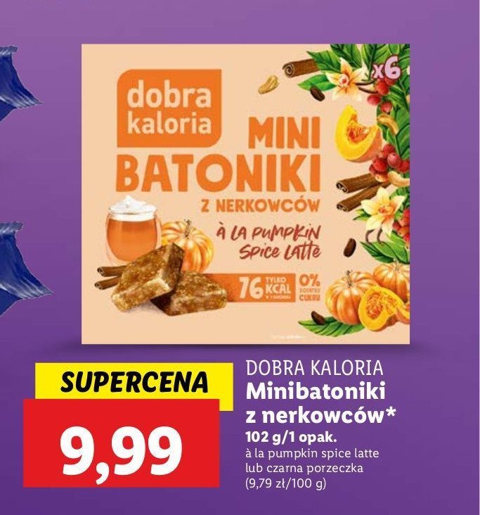 Mini batoniki z nerkowców a'la ciasto porzeczkowe Dobra kaloria promocja