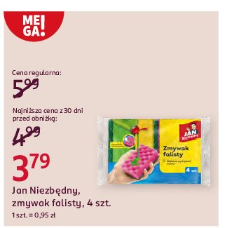 Zmywak kuchanny falisty Jan niezbędny promocja w Rossmann