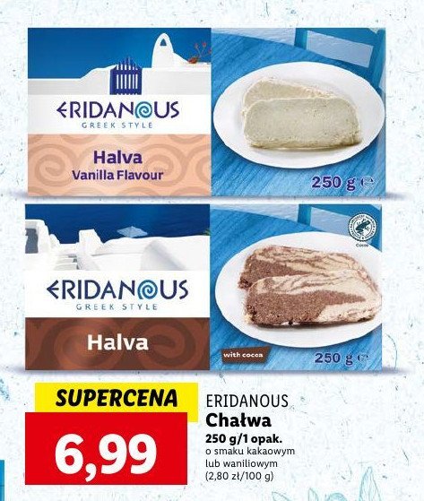 Chałwa kakaowa Eridanous promocja