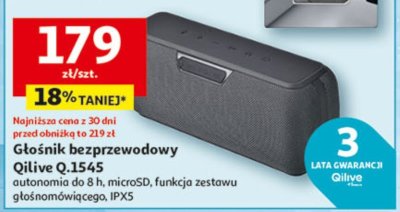 Głośnik bezprzewodowy Qilive Q.1545 promocja w Auchan