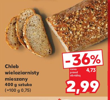 Chleb wieloziarnisty mieszany promocja