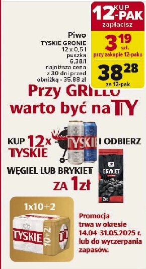 Piwo Tyskie Gronie promocja w Carrefour