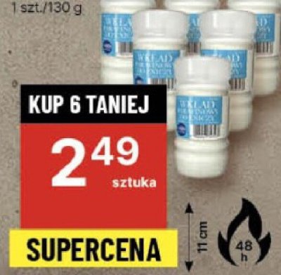 Wkład parafinowy promocja w Delikatesy Centrum