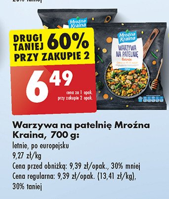 Warzywa na patelnię po europejsku Mroźna kraina promocja